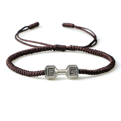 Dumbbell Rope Bracelet