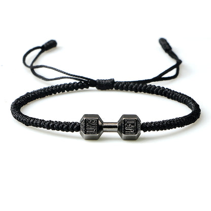 Dumbbell Rope Bracelet