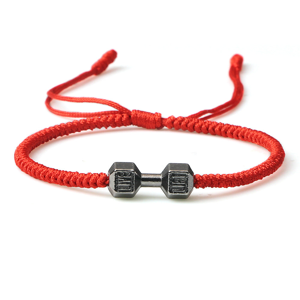 Dumbbell Rope Bracelet