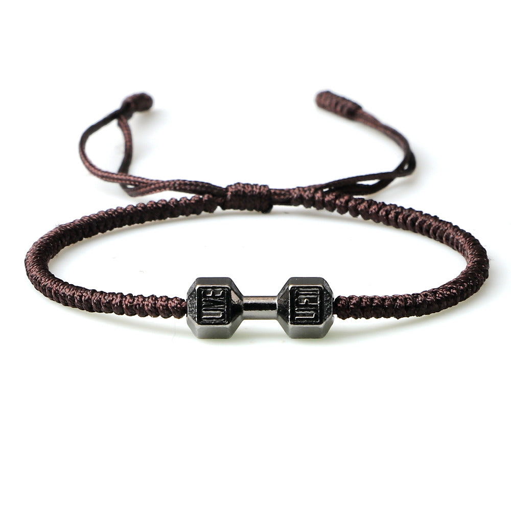 Dumbbell Rope Bracelet