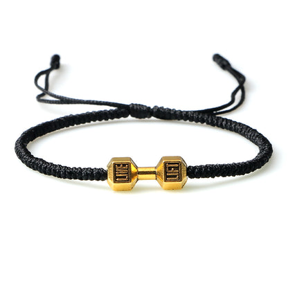 Dumbbell Rope Bracelet