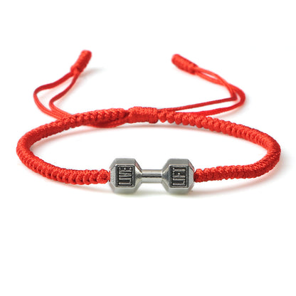 Dumbbell Rope Bracelet