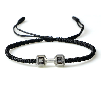 Dumbbell Rope Bracelet